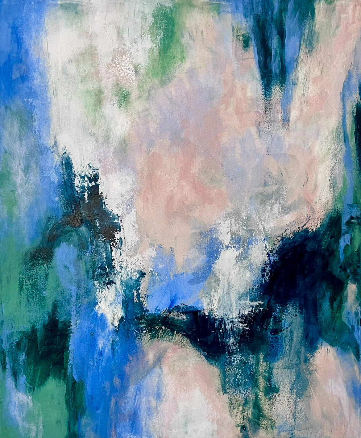 Soul's Rythm / Acrylique sur toile 36 po x 30 po